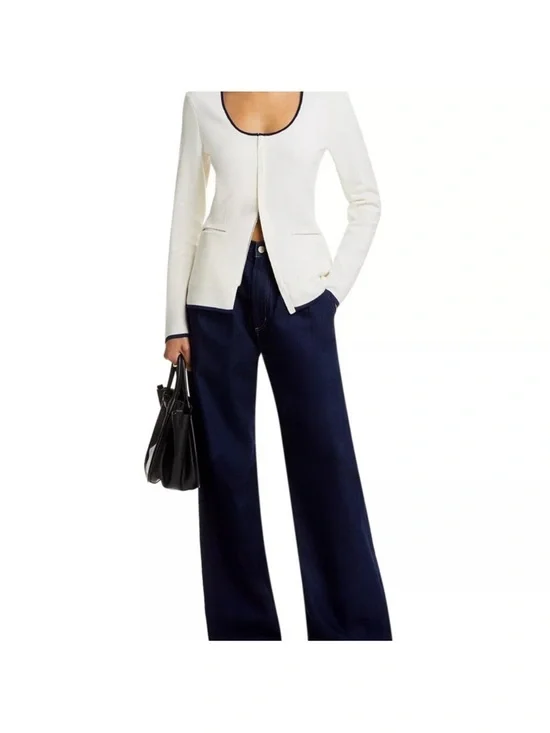 Rag & Bone Sweaters Ella Zip Front Top size small - Picture 4 of 11